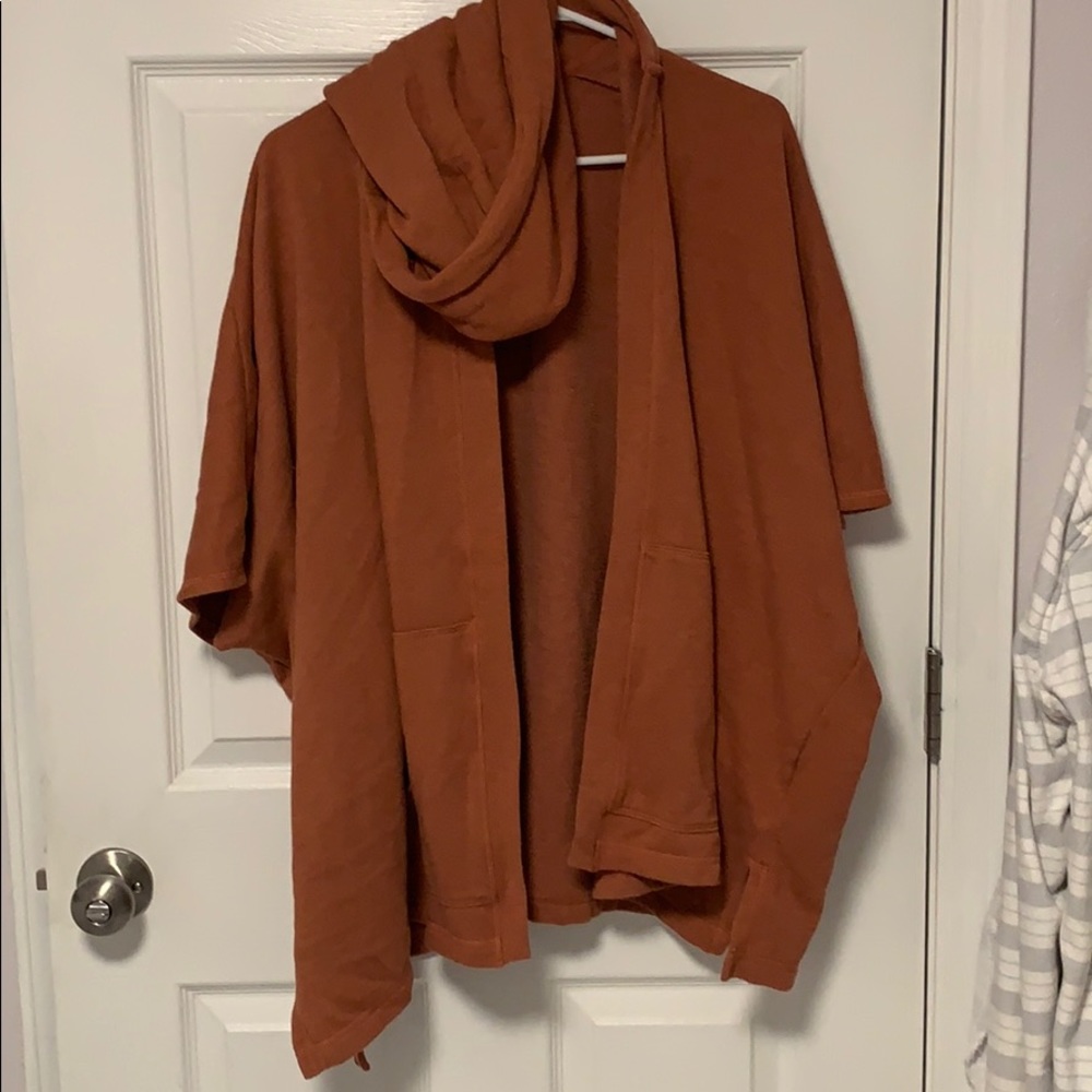 aerie NWOT ponch burnt orange super soft M